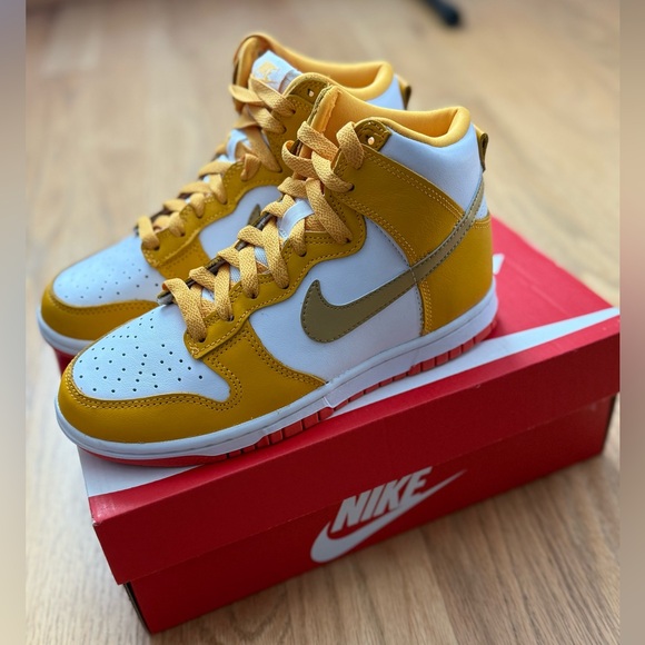 Nike Dunk High University Gold Orange W size 5, DQ4691700 Brand New! - Picture 6 of 8